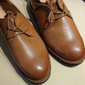 Propet Tan Leather Men's Oxfords